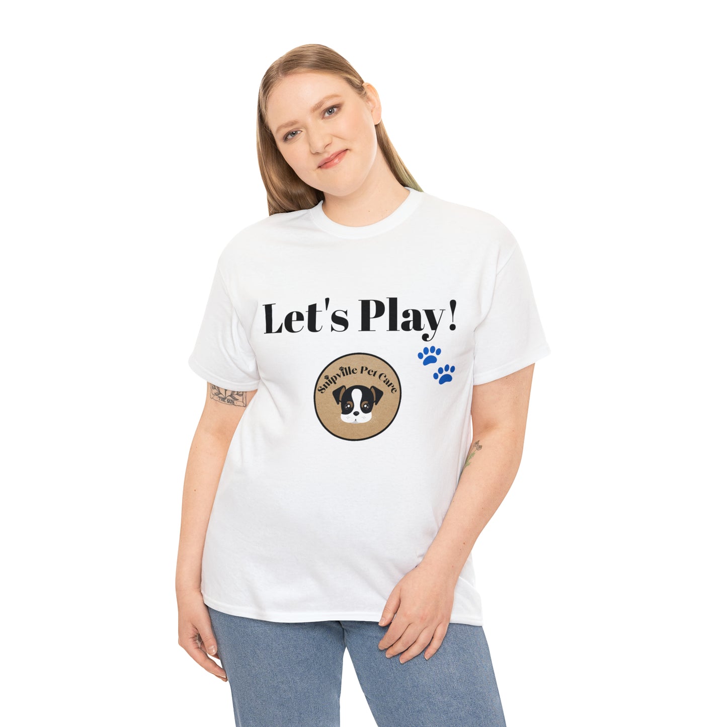 Let's Play - Doggy Duber - Unisex Heavy Cotton Tee