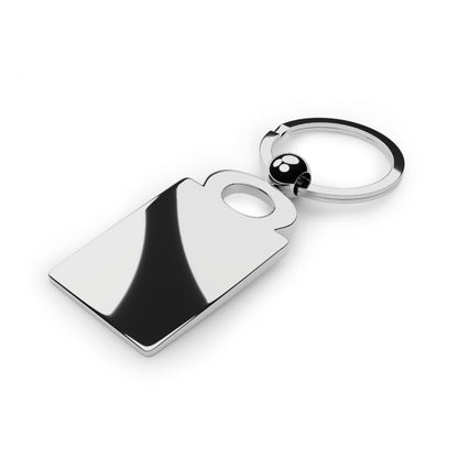 Snipville - Rectangle Photo Keyring